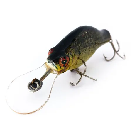 Bagley Balsa Small Fry Crappie Wobbler, Guldgul, 14g, Balsaträ, #10416