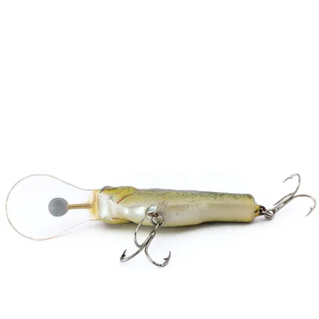 Bagley Balsa Small Fry Crappie Wobbler, Guldgul, 14g, Balsaträ, #10416