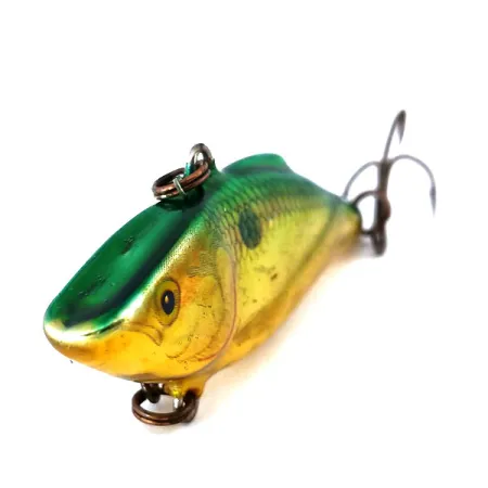 Rapala Rattl'n RAP Lipless-vobbler, Guld/Grön, 12g, Sjunkande, #10419