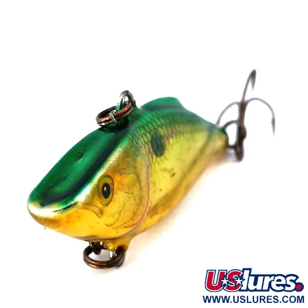 Rapala Rattl'n RAP Lipless-vobbler, Guld/Grön, 12g, Sjunkande, #10419