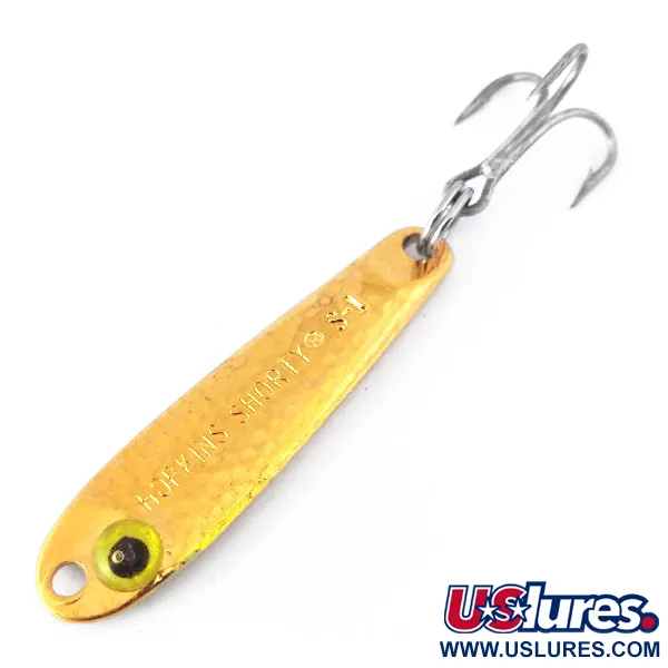 Hopkins s1 Jig Lure Skeddrag, Hamrat guld, 9g, USA-tillverkad, #10428