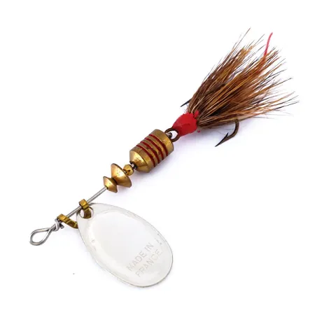 Mepps Aglia 1 Dressed Spinnare, Svart / Vit, 3.5g, Klädd trekrok, #10433