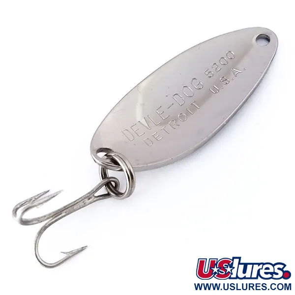 Eppinger Dardevle Devle Dog 5200 Skeddrag, Nickel, 7g, Detroit, #10446
