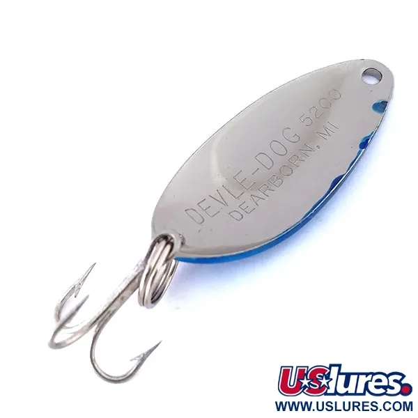 Dardevle Devle Dog 5200 Skeddrag, Nickel / Blå, 7g, #10447