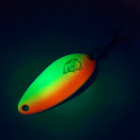 Dardevle Devle Dog 5200 UV Skeddrag, Gul/Orange/Nickel, 7g, UV, #10450