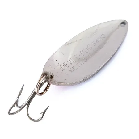 Dardevle Devle Dog 5400 Skeddrag, Nickel / Röd, 18g, Detroit, #10451