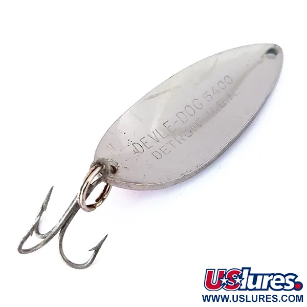 Dardevle Devle Dog 5400 Skeddrag, Nickel / Röd, 18g, Detroit, #10451