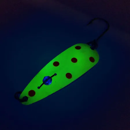 Eppinger Red Eye Evil Eye UV Skeddrag, Gul/Röd, 6g, UV-lyster, #10496