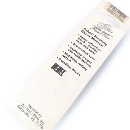 Rebel Excalibur Ghost Minnow Wobbler, Rainbow Trout, 7g, Flytande, #10532