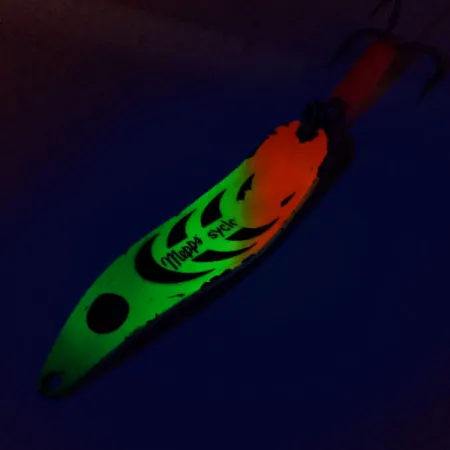 Mepps Syclops 2 UV Skeddrag, Firetiger, 17g, UV-reaktiv, #10538