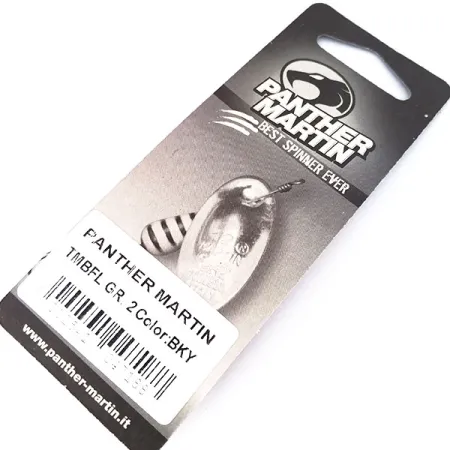 Panther Martin 2 Con Punti Spinnare, Black/Yellow, 2,5g, Inline-blad, #10552