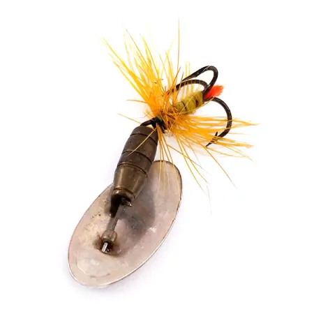 Panther Martin Zavorra con Mosca 4 Spinnare, Guld, 3g, Fjäder, #10554