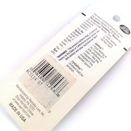 Renegade Crystalina Spoon Skeddrag, Golden Fish, 11g, Bikakemönster, #10579