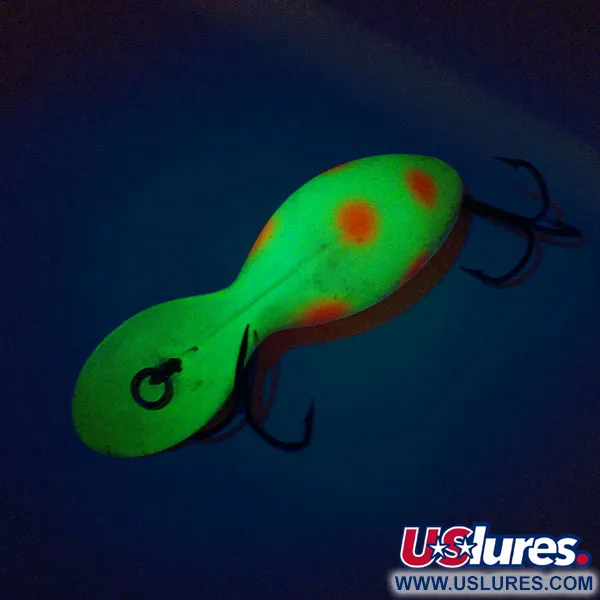 Heddon Tadpolly UV Wobbler, Gul Orange, 7g, UV Glow, #10594