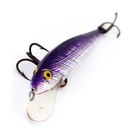 Norman Minnow Floater Vobbler, Silver/Lila, 5g, USA-klassiker, #10603