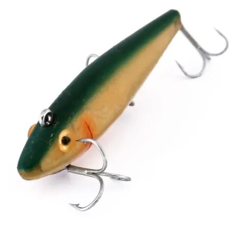 L&S Bait MirrOlure 52M Twitchbait, Grön-Guld, 14g, sjunkande, #10604