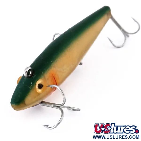 L&S Bait MirrOlure 52M Twitchbait, Grön-Guld, 14g, sjunkande, #10604