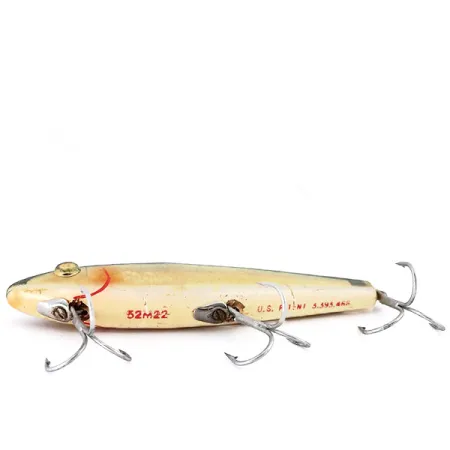 L&S Bait MirrOlure 52M Twitchbait, Grön-Guld, 14g, sjunkande, #10604
