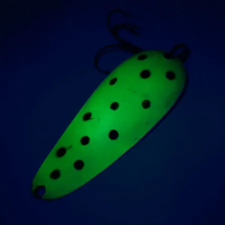 Nebco Aqua Spoon UV Skeddrag, Gul/Röd/Nickel, 17g, UV-lyster, #10623