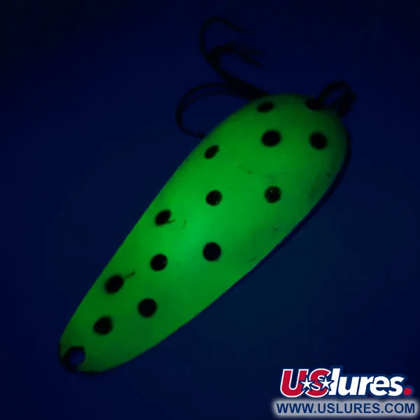 Nebco Aqua Spoon UV Skeddrag, Gul/Röd/Nickel, 17g, UV-lyster, #10623