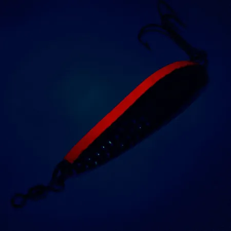 Luhr Jensen Krocodile Die #4 Skeddrag, Nickel/Orange, 14g, UV, #10625