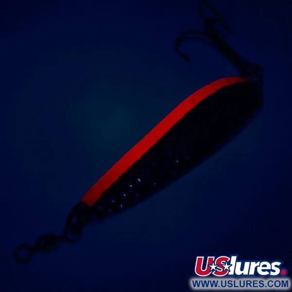 Luhr Jensen Krocodile Die #4 Skeddrag, Nickel/Orange, 14g, UV, #10625