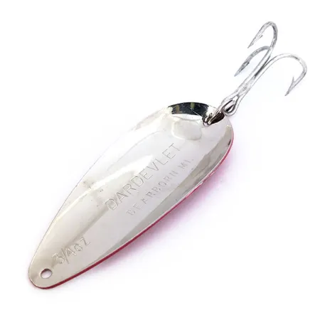 Eppinger Dardevle Dardevlet Skeddrag, Röd-Vit, 21g, Klassiker, #10627