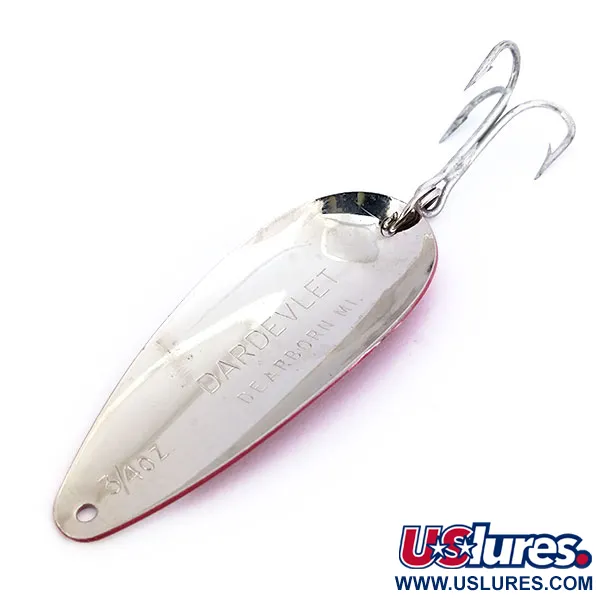 Eppinger Dardevle Dardevlet Skeddrag, Röd-Vit, 21g, Klassiker, #10627