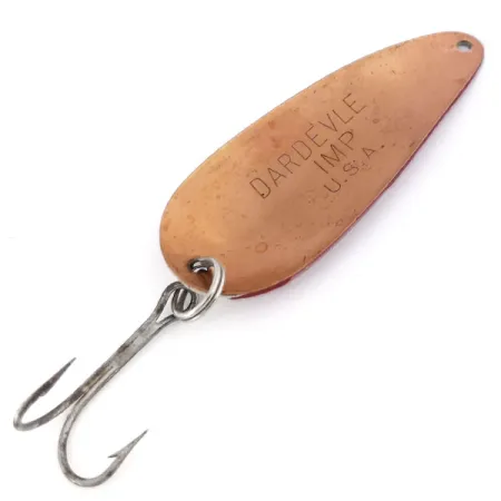 Eppinger Dardevle Imp Copper Back Skeddrag, Röd/Vit/Koppar, 11g, #10645