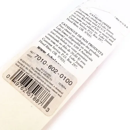 Luhr Jensen P.J.POP Träpopper, Vit, 17g, handgjord, #10657