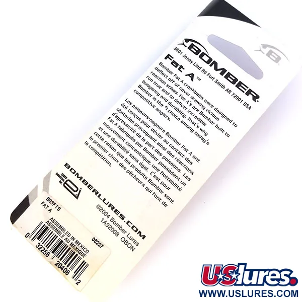 Bomber Fat A Crankbait, B03FTS, 2g, flytande, #10665