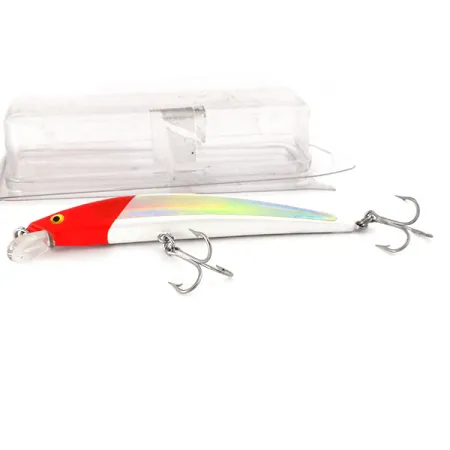YO-ZURI CRYSTAL MINNOW (F) 13 Wobbler, Red Head, 17g, Flytande, #10667