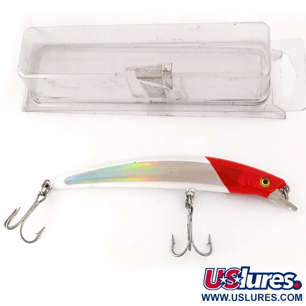YO-ZURI CRYSTAL MINNOW (F) 13 Wobbler, Red Head, 17g, Flytande, #10667