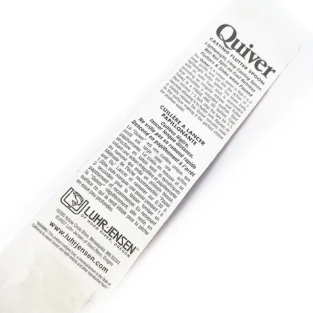 Luhr Jensen Quiver Skeddrag, Silver, 39g, Fladdrande Gång, #11407