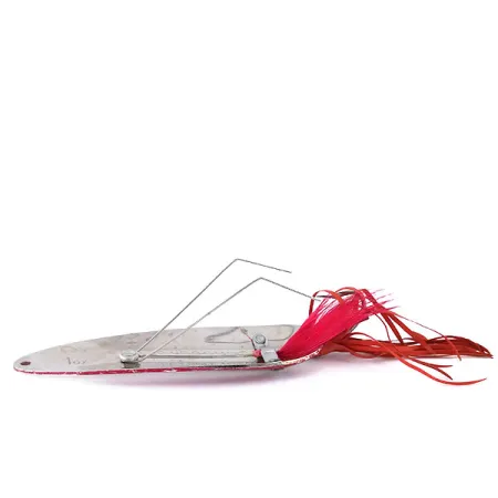 Eppinger Weedless Dardevle Skeddrag, Röd/Vit/Nickel, 28g, Vasskydd, #10692