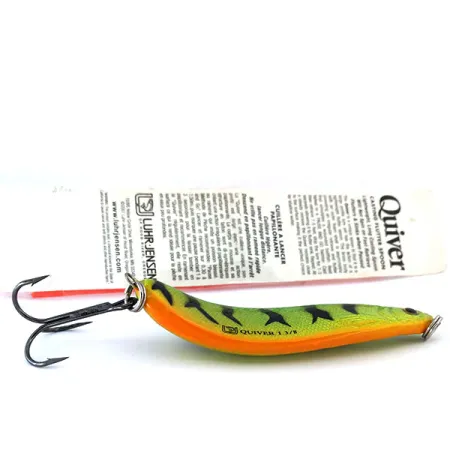 Luhr Jensen Quiver Skeddrag, Fire Tiger, 39g, Självlysande, #10694