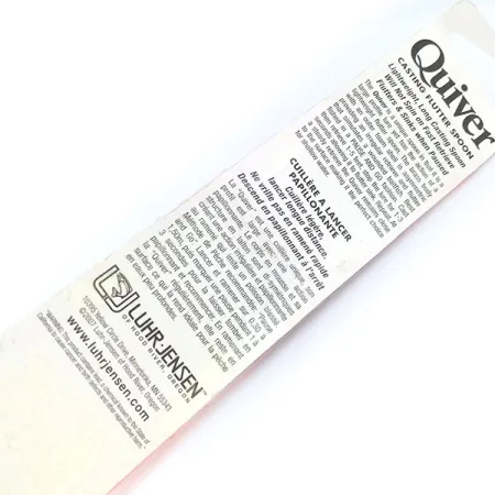 Luhr Jensen Quiver Skeddrag, Fire Tiger, 39g, Självlysande, #10694