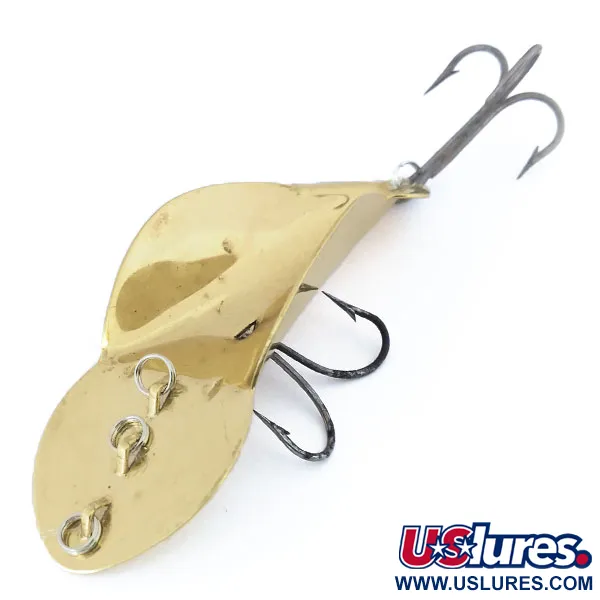 Buck Perry Spoonplug Skeddrag, Guld, 21g, 3 fästpunkter, #10700