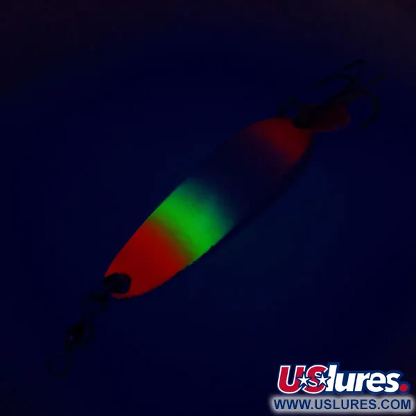 Luhr Jensen Krocodile Die #3 UV Skeddrag, Vit / Rosa, 10g, UV, #10711