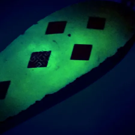 Prescott Spinner Big Doctor 285 UV Skeddrag, Gul/Röd, 28g, UV, #10718