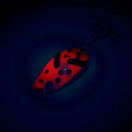 Acme Little Cleo Skeddrag, Röd / Svart / Nickel, 3,5g, UV, #10721