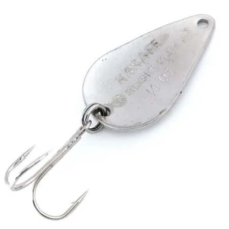 Atlantic Lures Karate Spoon Skeddrag, Silver, 14g, USA, #10785