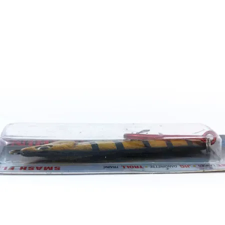 Luhr Jensen Crippled Herring Pirk, Gul Svart, 42g, Smash Flash, #10788