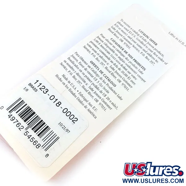 Luhr Jensen Lil' Kroc (Krocodile Stubby), Guld, 4,5g, Skeddrag #22095