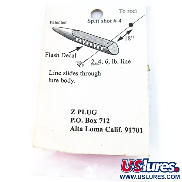 ZPlug Lures Z Plug Mini Genomlöpare, Rosa, 2g, Inlinesystem, #10796