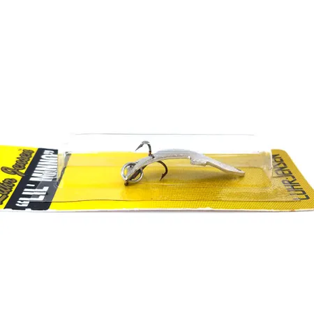 Luhr Jensen Lil Minno Skeddrag, Nickel, 4g, Fjällstruktur, #10797