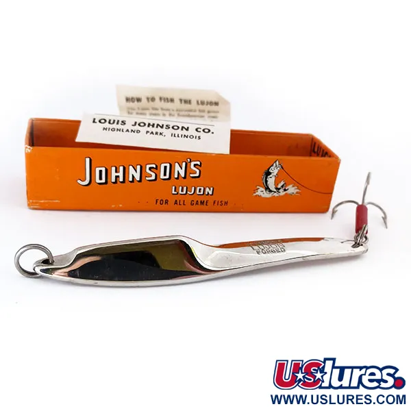 Johnson Lujon Jig Lure, Nickel, 70g, smidd sked, #10799