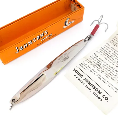 Johnson Lujon Jig Lure, Nickel, 70g, smidd sked, #10799