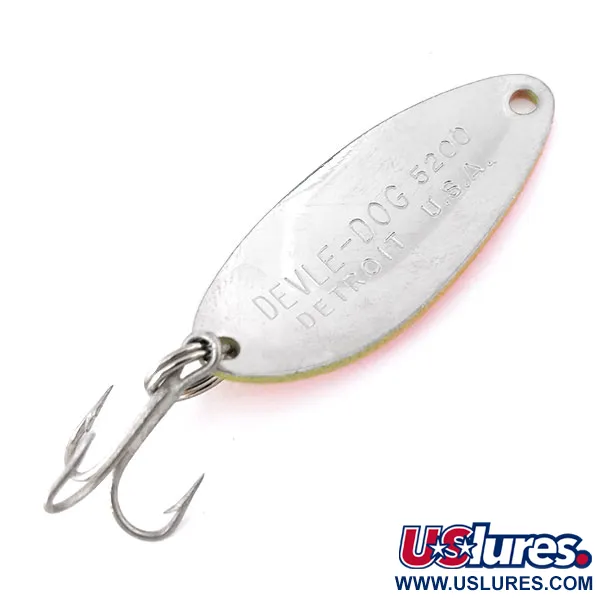 Eppinger Dardevle Devle Dog 5200 UV Skeddrag, Gul/Röd, 7g, UV, #10819