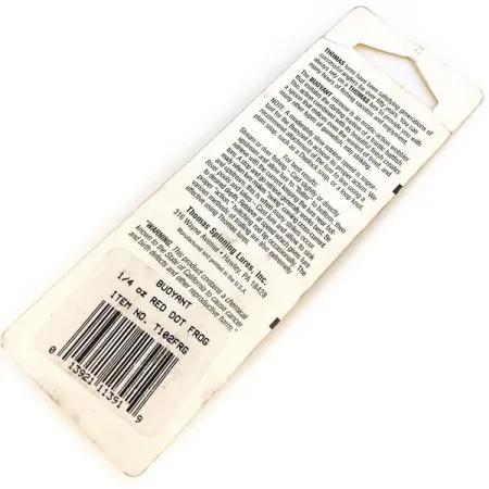 Thomas Buoyant Skeddrag, Groda, 7g, Klassiskt Mönster, #10836